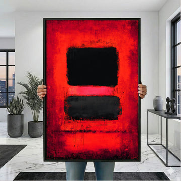 Mark Rothko Red And Black Canvas Wall Art