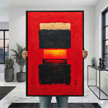 Mark Rothko Red And Black Canvas Wall Art