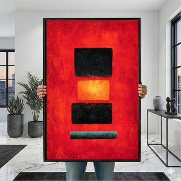 Mark Rothko Red And Black Canvas Wall Art