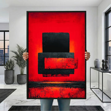 Mark Rothko Black And Red Canvas Wall Art