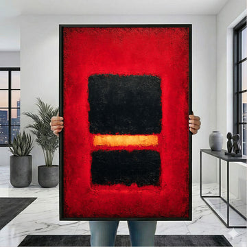 Mark Rothko Red And Black Canvas Wall Art