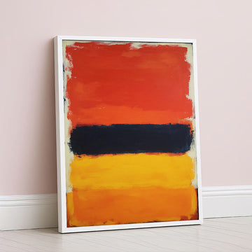 Mark Rothko Red, Black, And Yellow Canvas Wall Art