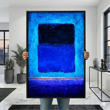 Mark Rothko Blue And Orange Canvas Wall Art