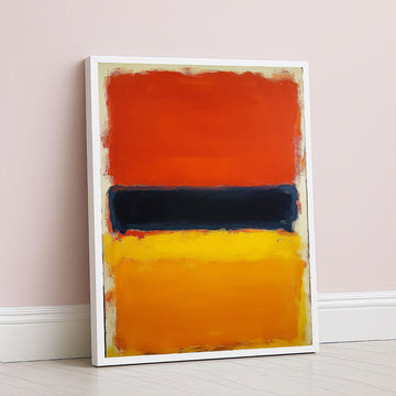 Mark Rothko Red, Black, And Yellow Canvas Wall Art