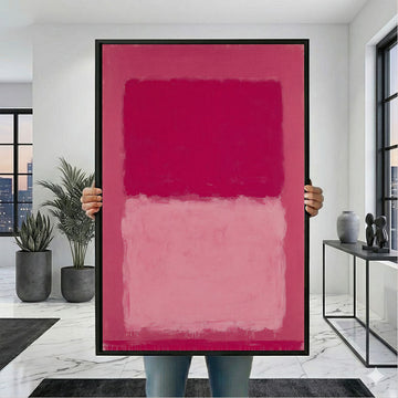 Mark Rothko Red And Pink Canvas Wall Art