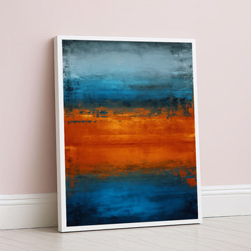 Mark Rothko Blue And Orange Canvas Wall Art