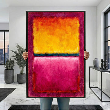 Mark Rothko Yellow And Pink Canvas Wall Art