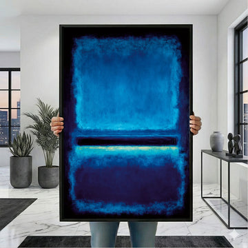 Mark Rothko Blue And Navy Canvas Wall Art