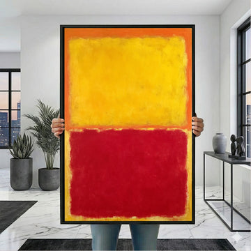 Mark Rothko Yellow And Red Canvas Wall Art