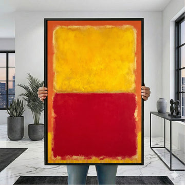 Mark Rothko Yellow And Red Canvas Wall Art