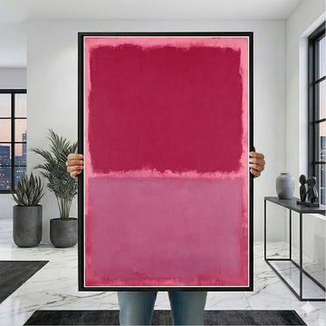 Mark Rothko Red And Pink Canvas Wall Art