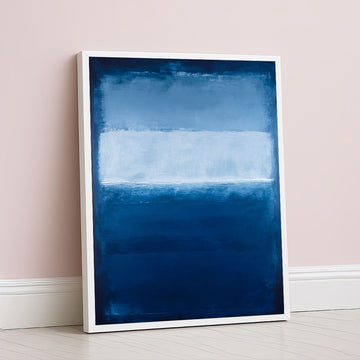 Mark Rothko Blue And White Canvas Wall Art