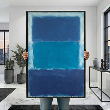Mark Rothko Blue And Teal Canvas Wall Art