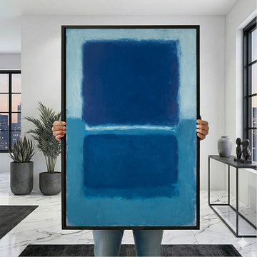 Mark Rothko Blue And Teal Canvas Wall Art