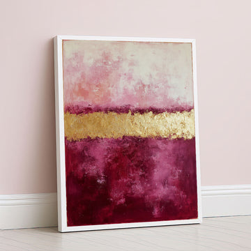 Mark Rothko Pink And Gold Canvas Wall Art