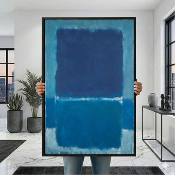 Mark Rothko Blue And Teal Canvas Wall Art