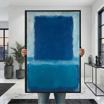 Mark Rothko Blue And Teal Canvas Wall Art