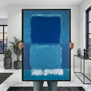 Mark Rothko Blue And Light Blue Canvas Wall Art
