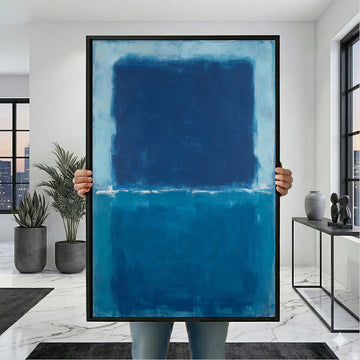 Mark Rothko Blue And Teal Canvas Wall Art