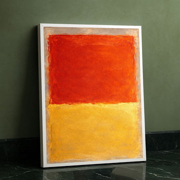 Mark Rothko Red And Yellow Canvas Wall Art