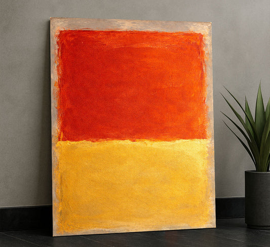 Mark Rothko Red And Yellow Canvas Wall Art