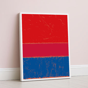Mark Rothko Inspired Bold Color Block Canvas Wall Art