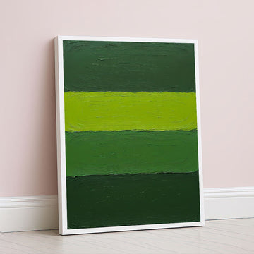 Mark Rothko Style Green Color Field Canvas Wall Art