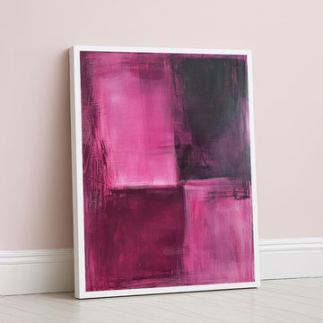 Mark Rothko Style Pink Color Field Canvas Wall Art