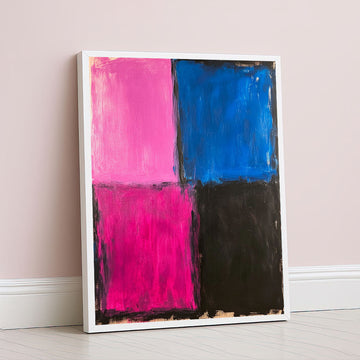 Mark Rothko Style Color Block Abstract Canvas Wall Art