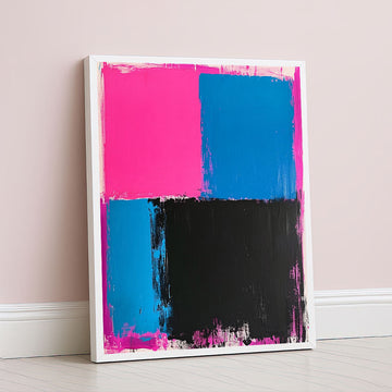 Rothko Inspired Bold Color Block Canvas Wall Art
