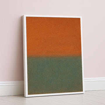 Mark Rothko Inspired Color Block Canvas Wall Art In Earth Tones