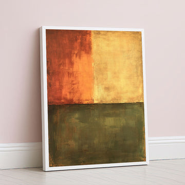 Mark Rothko Style Color Block Abstract Canvas Wall Art