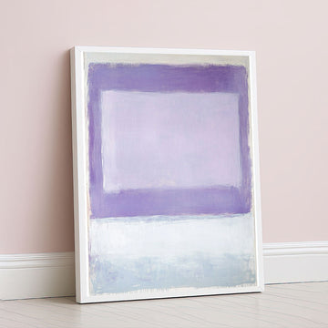 Mark Rothko Style Lavender Abstract Canvas Wall Art