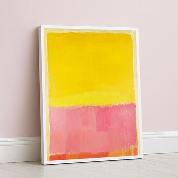 Mark Rothko Inspired Vibrant Color Field Canvas Wall Art