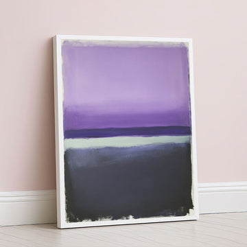 Mark Rothko Style Purple Color Field Canvas Wall Art