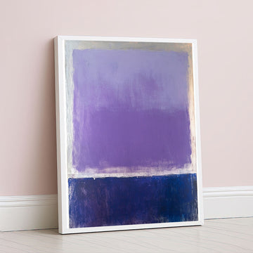 Mark Rothko Inspired Purple Color Field Canvas Wall Art
