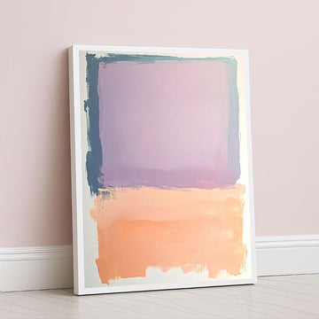 Mark Rothko Style Pastel Color Field Canvas Wall Art