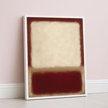 Mark Rothko Beige And Crimson Canvas Wall Art
