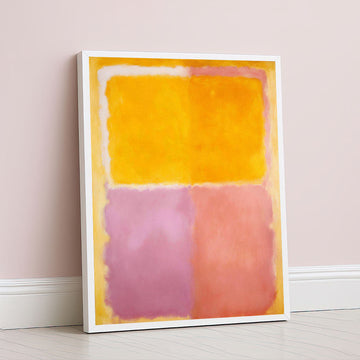 Mark Rothko Yellow And Pink Canvas Wall Art