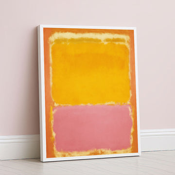 Mark Rothko Yellow And Pink Canvas Wall Art