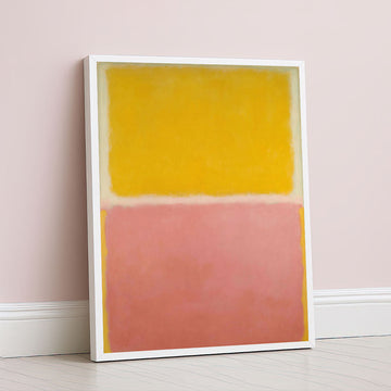 Mark Rothko Yellow And Pink Canvas Wall Art