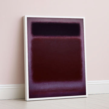Mark Rothko Dark Purple And Burgundy Canvas Wall Art