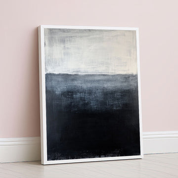 Mark Rothko Style Monochrome Abstract Canvas Wall Art