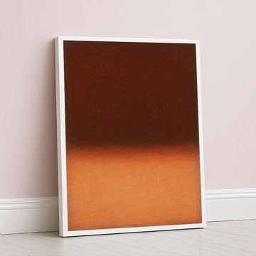 Mark Rothko Inspired Earthy Toned Canvas Wall Art