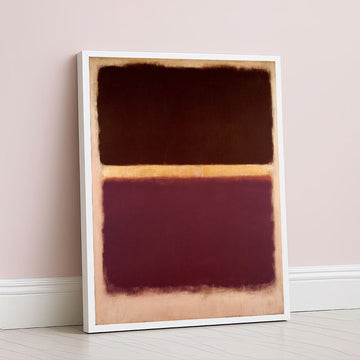 Mark Rothko Brown And Maroon Canvas Wall Art