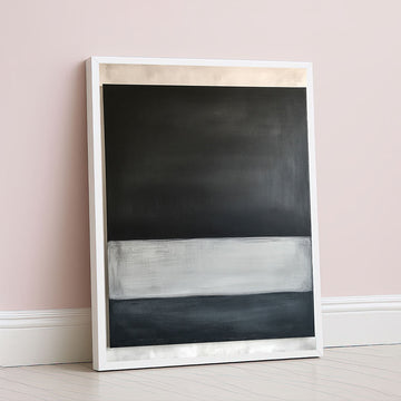 Mark Rothko Style Monochrome Color Field Canvas Wall Art