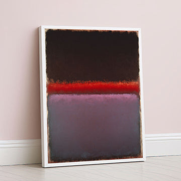 Mark Rothko Black And Red Canvas Wall Art
