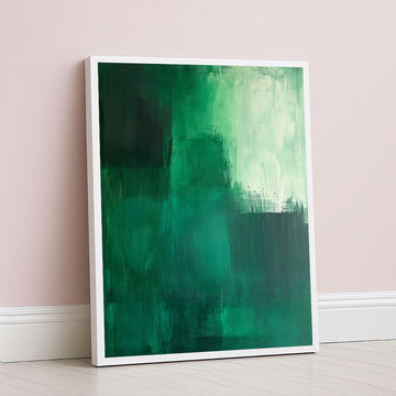 Mark Rothko Style Green Color Field Canvas Wall Art