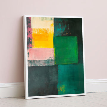 Mark Rothko Style Color Block Abstract Canvas Wall Art