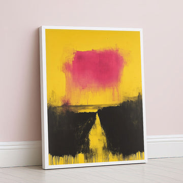 Mark Rothko Style Bold Abstract Color Block Canvas Wall Art